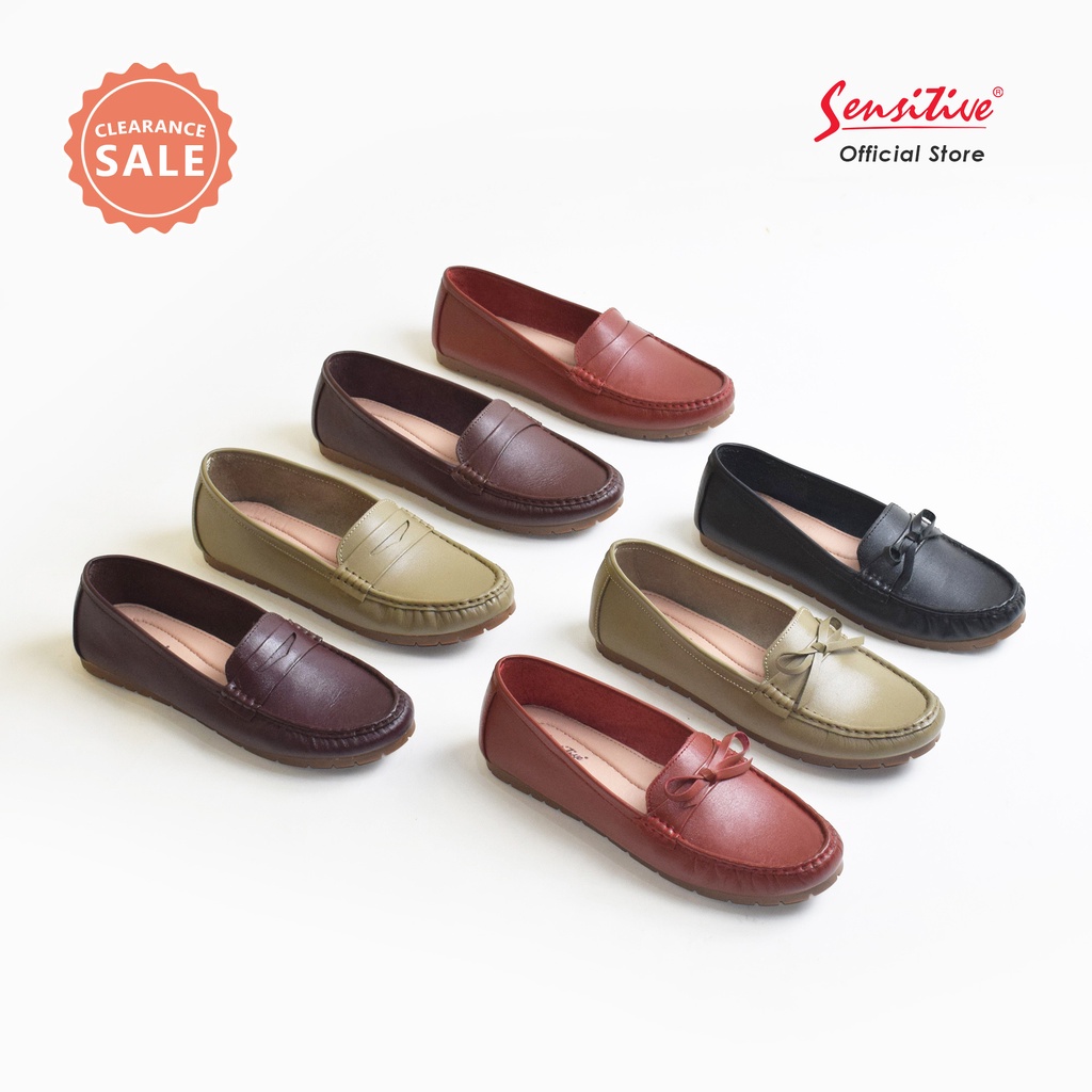 SENSITIVE Flat Shoes Kulit Tesa (B)