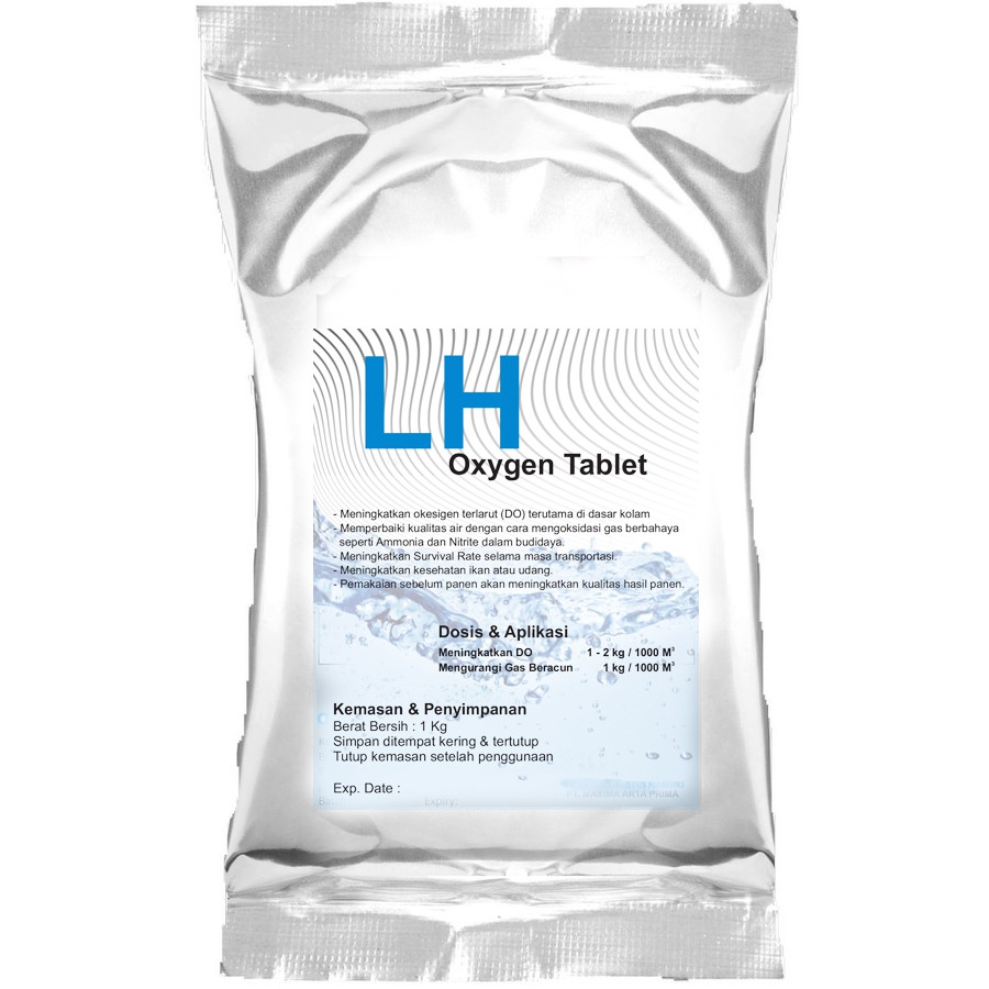 Promo LH Oxygen Tablet Oxy Gen Oksigen Kolam Tambak Udang Ikan Murah Berkualitas Di Jamin Bagus