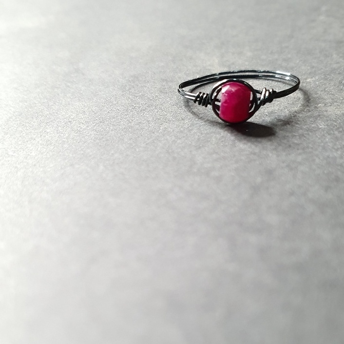 Ruby Vortex Ring / Cincin Ruby