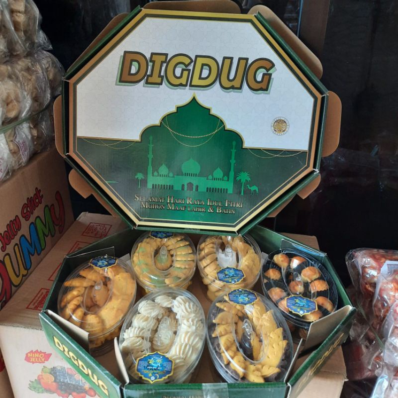 

Paket Lebaran Dig Dug segi 8