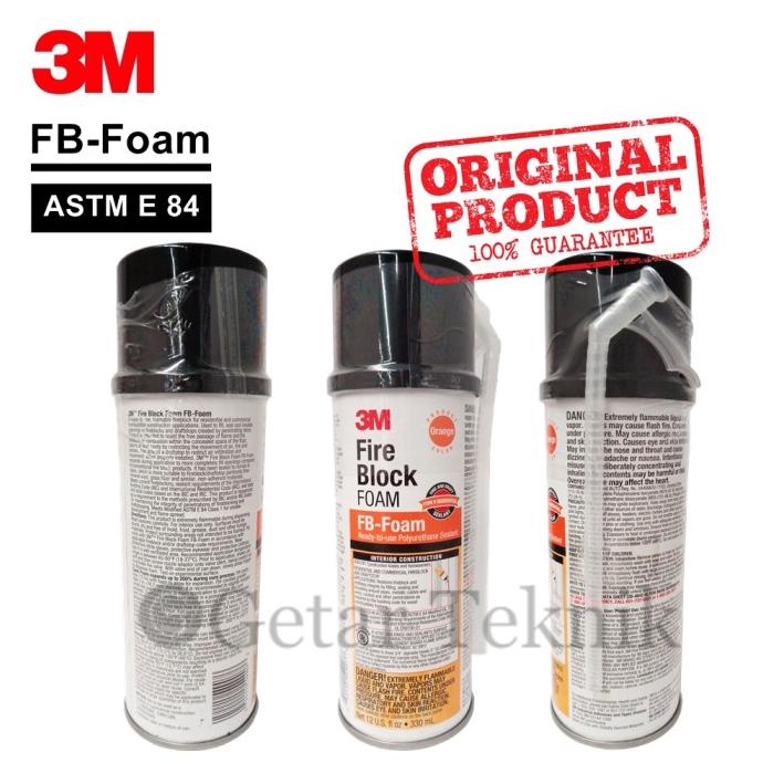 3M Fire Block Foam FB-Foam, Orange, 12 fl oz