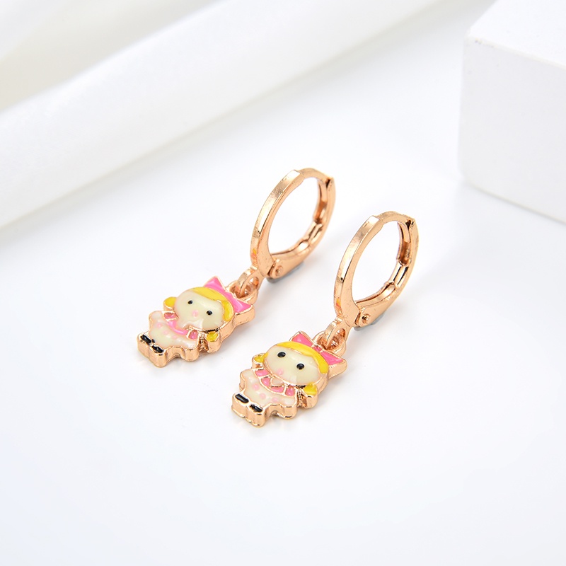 Anting Titanium Anak Emas Asli Muda Wanita Korea Anti Karat Karat Panjang Selamanya Korea Dewasa Bunga Style Korean Style Tusuk 03