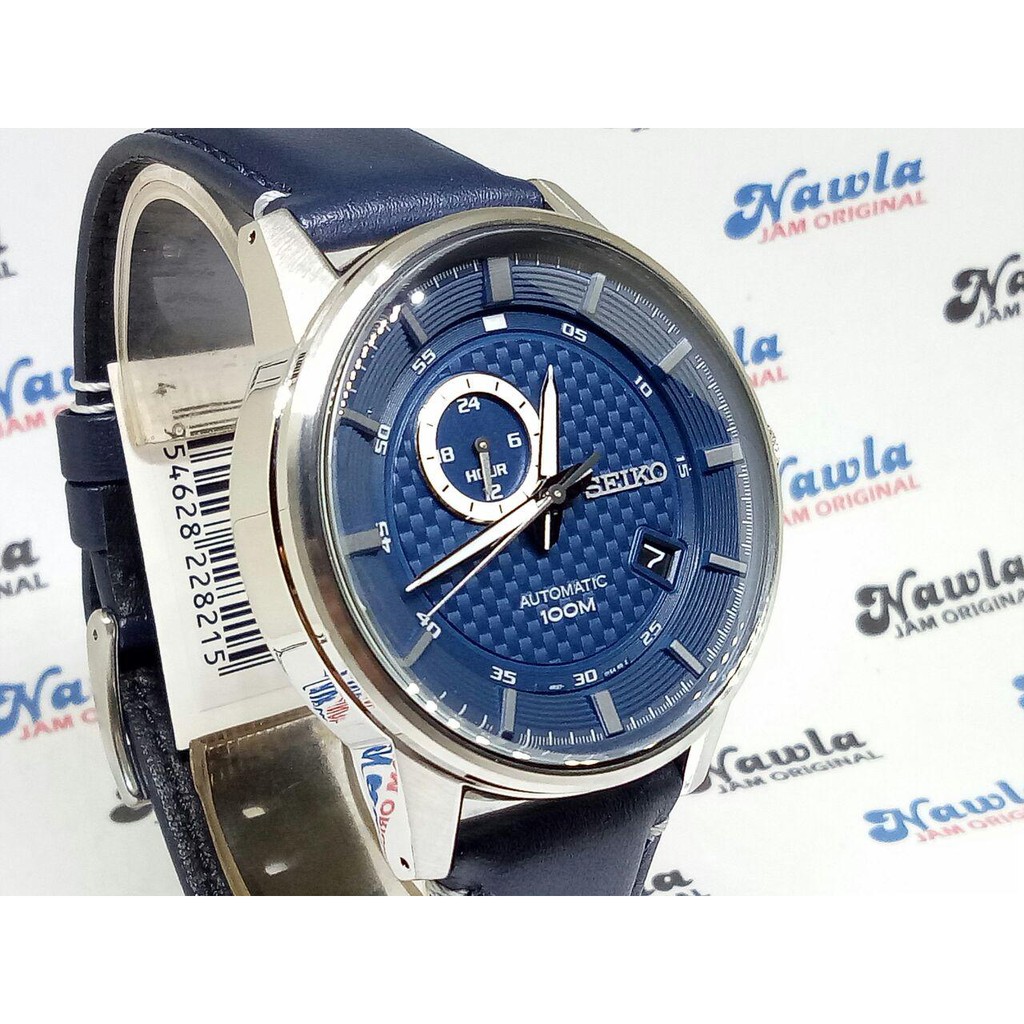 Seiko Automatic SSA391K1 Blue Dial Leather - Jam Tangan Pria SSA391