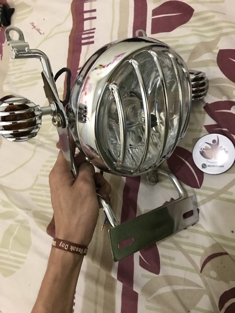 Lampu depan crome variasi rx king plus lampu sen crome