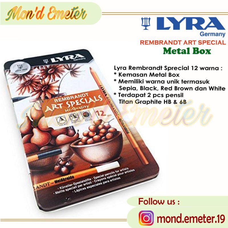 

Lyra Rembrandt Art Special Pencil Color 1 Set isi 12 Pensil Warna - Alat Tulis - Stationery
