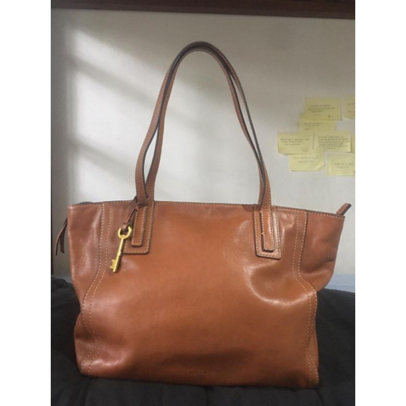 preloved tas fossil emma tote original