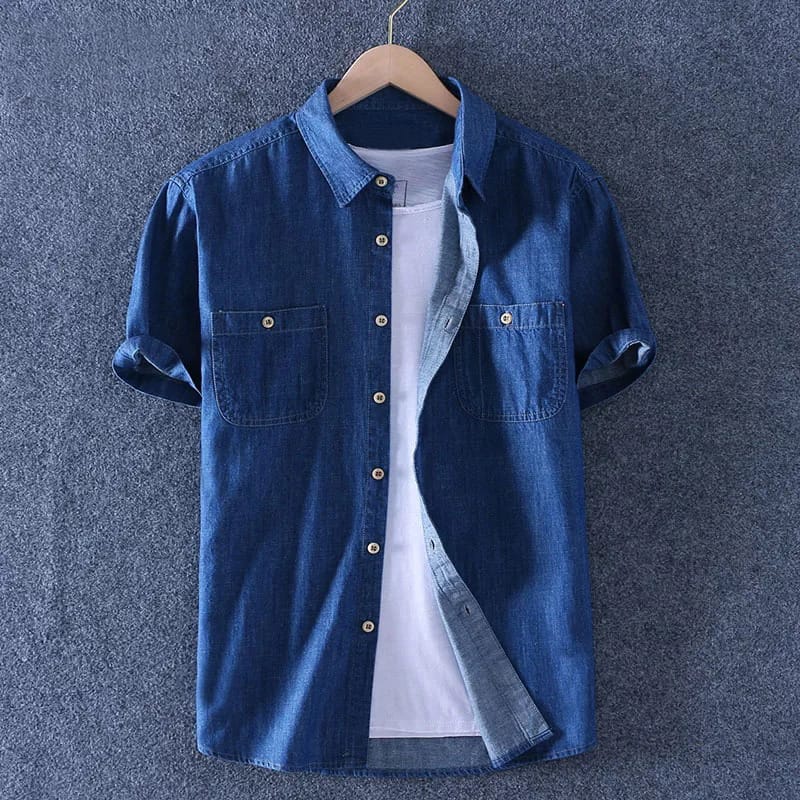 BII KEMEJA JEANS BOZZ-KEMEJA LEVIS MOTIF WASH ORIGINAL KEREN TERBARU-KEMEJA LEVIS DISTRO TERLARIS