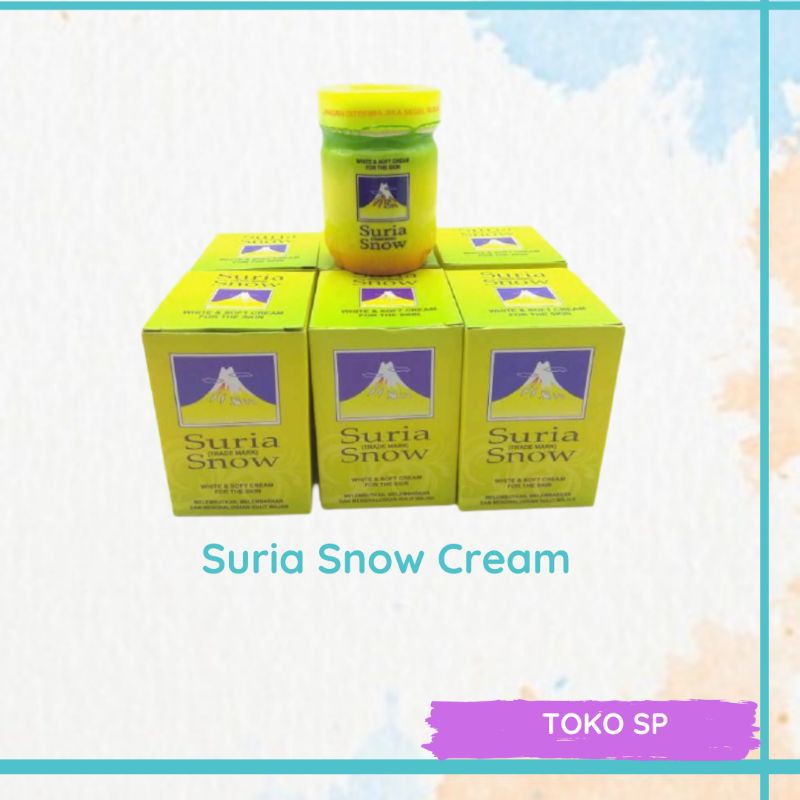 ❤️TOKO SP❤️ SURIA SNOW CREAM 60GR