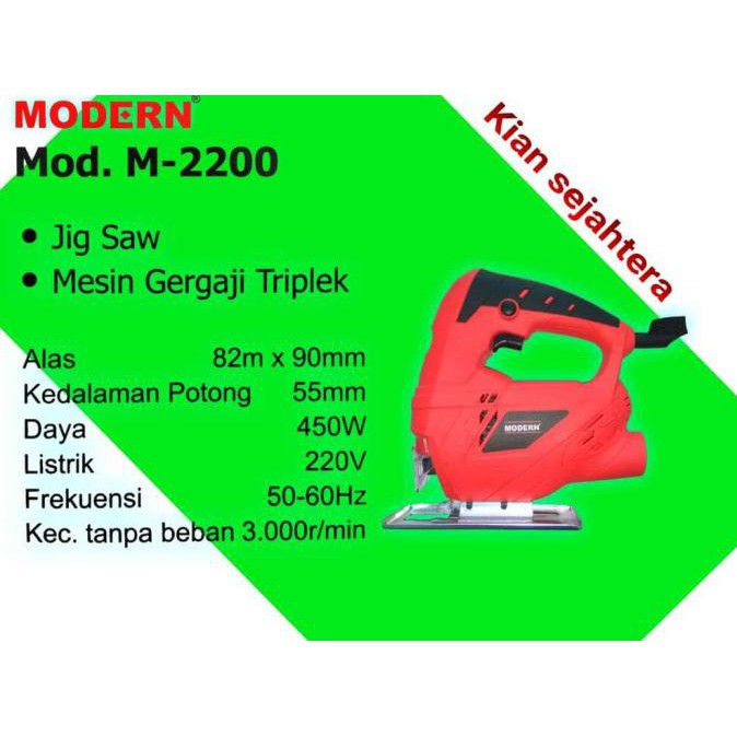 Modern m-2200 new Mesin jigsaw mesin gergaji potong kayu mesin gergaji