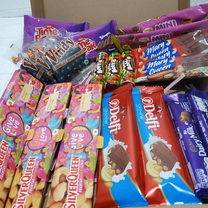 

paket BIG BOX 20 coklat kado unik valentine ulang tahun