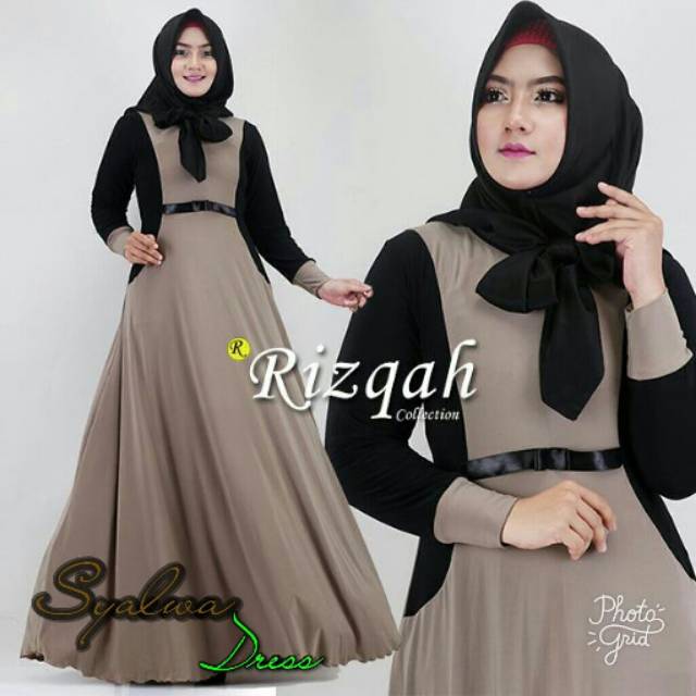 Salwa jersey dress (bajunya aja)