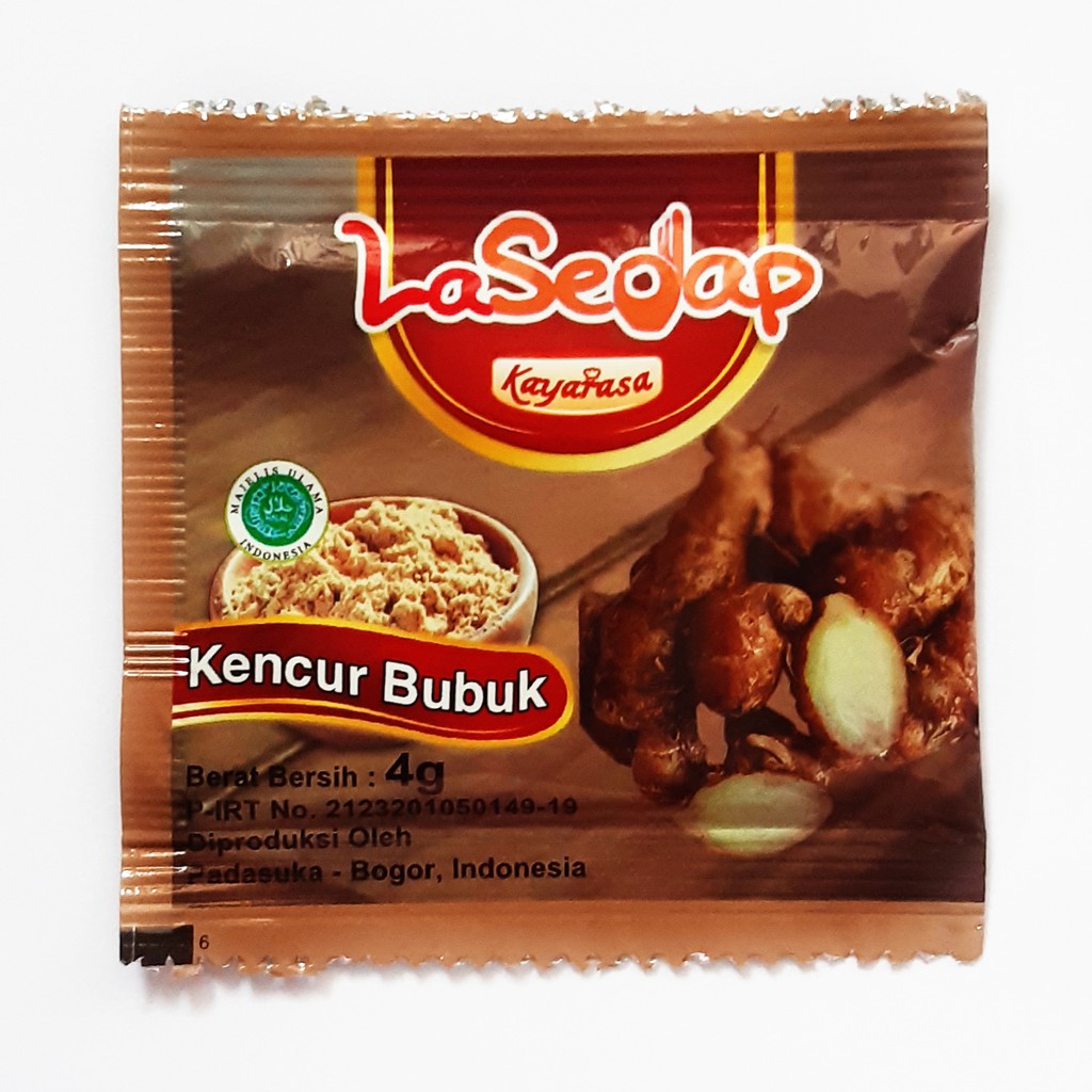 

Kencur Bubuk Sachet LaSedap 3g Murni Asli Cikur Ground Galangal Powder Bumbu Dapur Premium Quality bumbudapurbintang