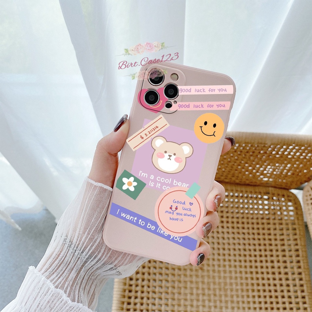 CASE CASING SOFTCASE SILIKON MACARON PELINDUNG KAMERA CUTE MIESEYO OPPO VIVO SAMSUNG XIAOMI REALME IPHONE ALL TYPE BC6152