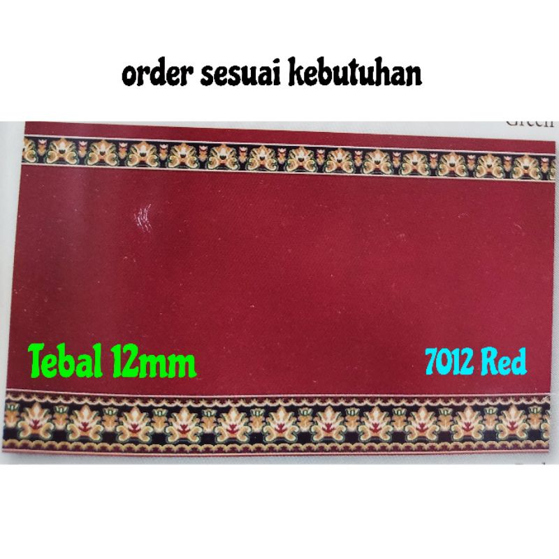 Karpet Masjid Meteran Karpet Sajadah Karpet Mushola Tebal 12mm