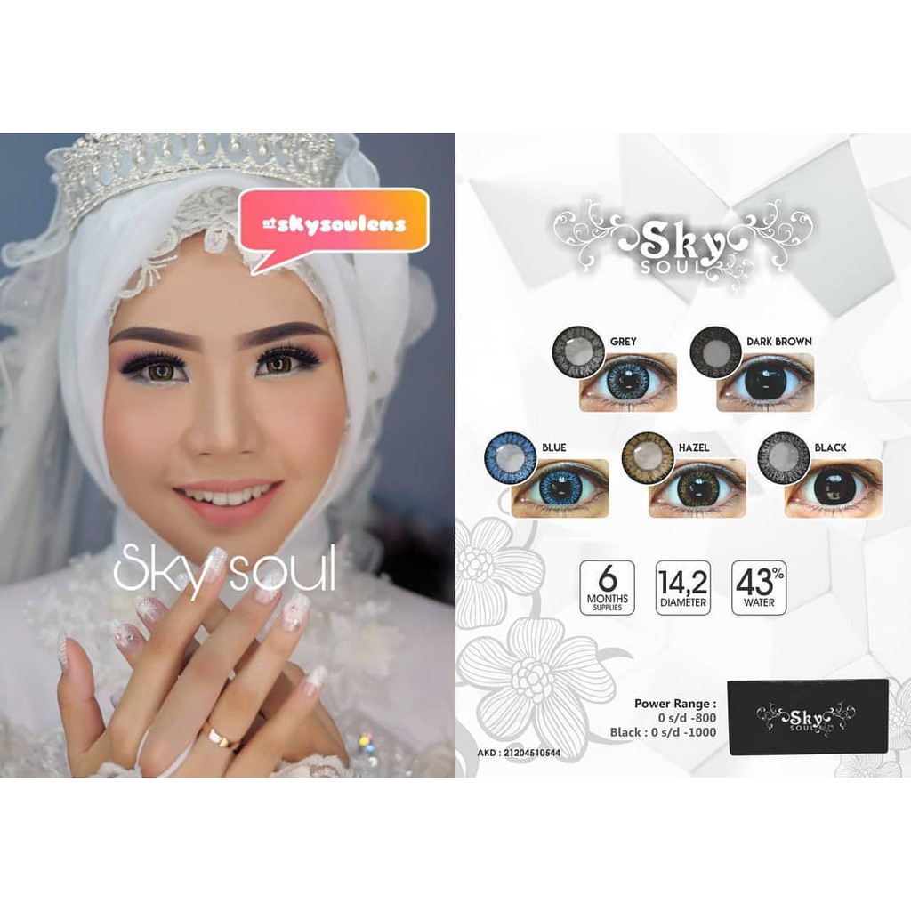 Softlens Sky Soul/Softlense/Soflens + FREE LENSCASE