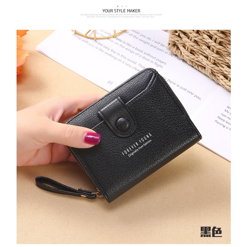 KhatinStore Dompet Pendek Premium Pria dan Wanita Import / Premium wallet / Forever Young - 363