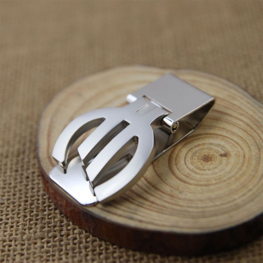 Money Clip Penjepit Uang Model euro bukan dollar stainless