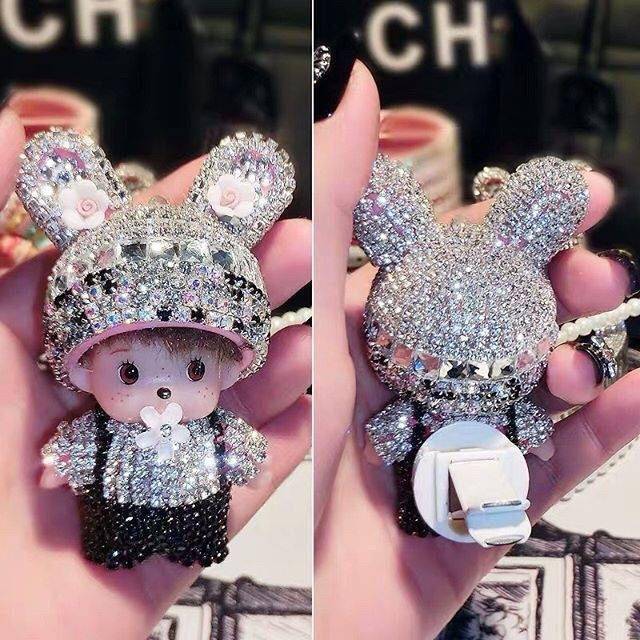 Barang mobil accmobil ribbit monchichi ribbit 1 pcs PARFUM KLIP // parfum mobil jepit klip AC