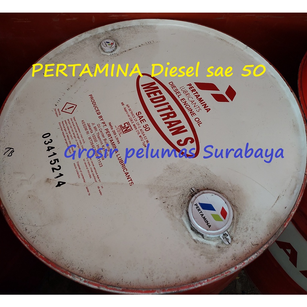ECERAN Oli Mesin Diesel sae 50 PERTAMINA Meditran sae 50