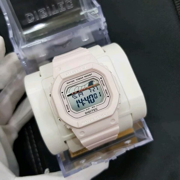 JAM TANGAN DIGITAL WANITA DIGITEC DG 3088T SOFT PEACH ORIGINAL Shopee