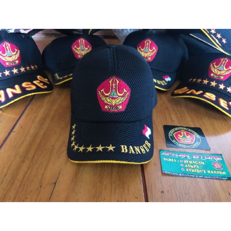 Topi BANSER BINTANG 9 Bisa tambah nama dan lokasi