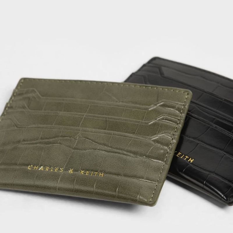 12.12 SALE | CK Croc-Effect / Love Card Holder