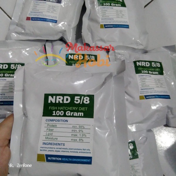 Pelet NRD 5/8 100g Makanan Pellet Pakan Ikan Hias Guppy Cupang Burayak