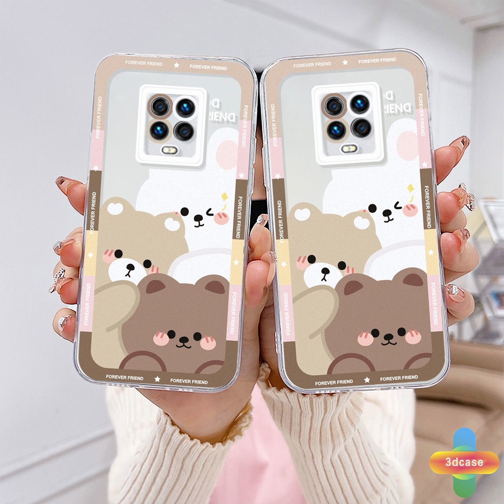 Casing Soft TPU Case Xiaomi Redmi Note 9 8 10 10S 9 10 PRO MAX 11 9S Xiaomi Redmi POCO C3 C31 X3 NFC X3 PRO Redmi 9C NFC 9A 9i 9T 9AT 9ACTIV 9 PRO Power 10X POCO M2 PRO 10 Prime Ins Cartoon Cute Camera Protection Case