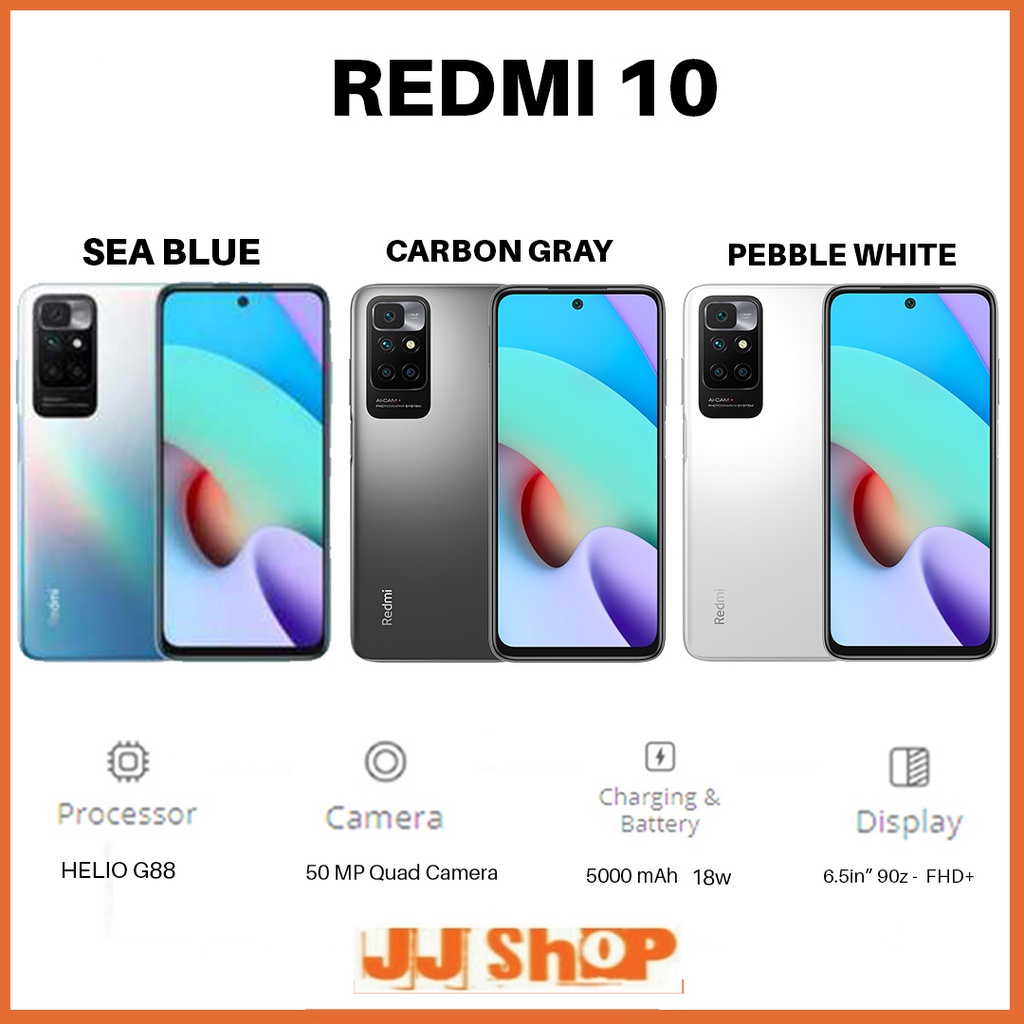 XIAOMI REDMI 10 [5G] 4/64 4/128 6/128 GB 4GB 64GB 6GB 128GB GARANSI RESMI