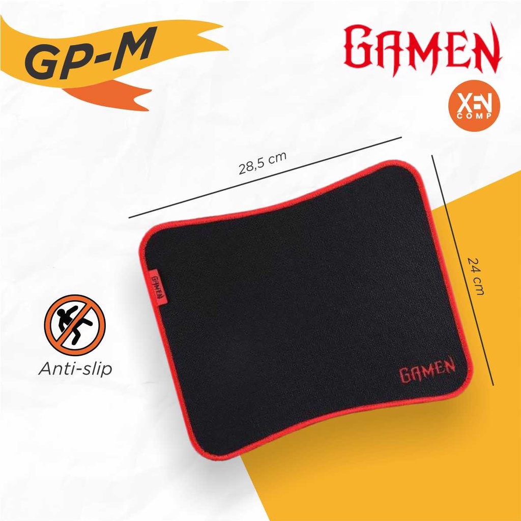 Mousepad Gaming Anti Slip Gamen GP-M Mouse Pad Black