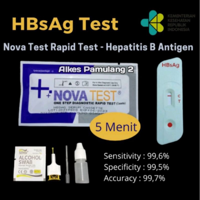 Jual Alat Tes Uji Hepatitis B - HBSAg Test Device Onsite | Shopee Indonesia