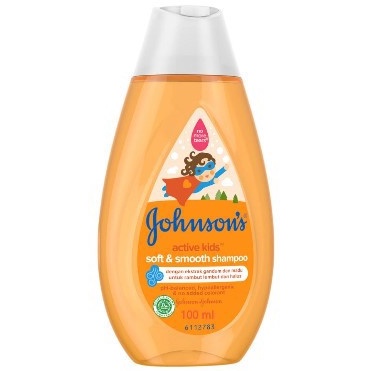 Johnson's Active Kids Soft&amp;Smooth Shampoo 100-200ml/popokcibarusah