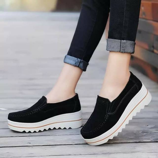 MURAH Sepatu  Fila  Abu Tua Ladies Sneakers Fashion Cewek 