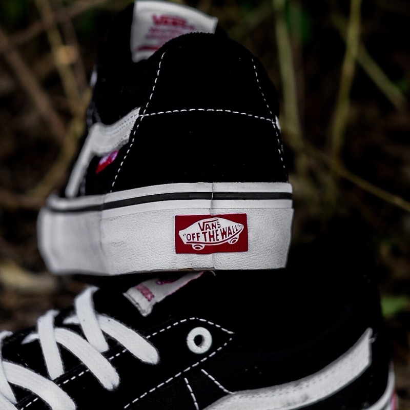 VANS SK8-LOW PRO BLACK/WHITE ORIGINAL 100%