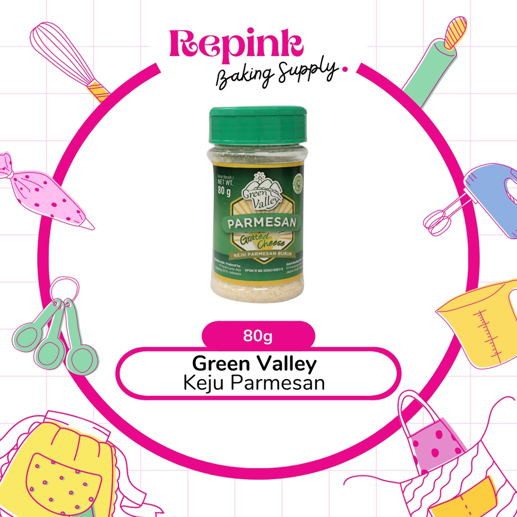 

Green Valley Keju Parmesan Bubuk 80GR
