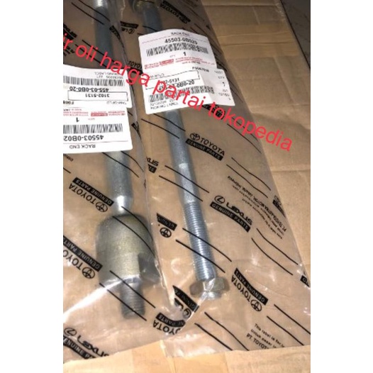 Long tie rod rack end kijang 7k kapsul bensin diesel