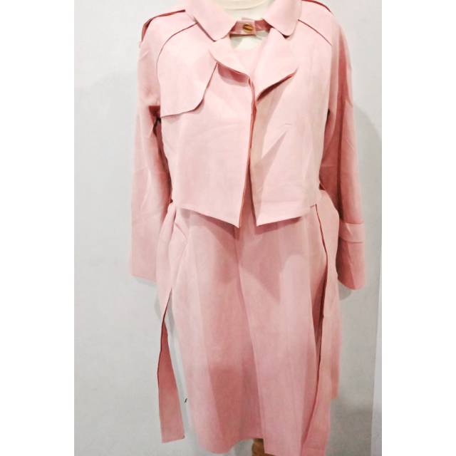 Long coat suede import