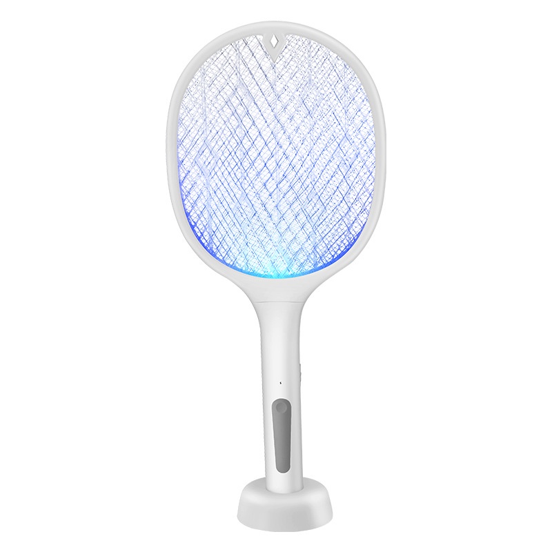 UNIGOOD - Raket Nyamuk Elektrik LED UV 2in1 Otomatis Bisa Berdiri