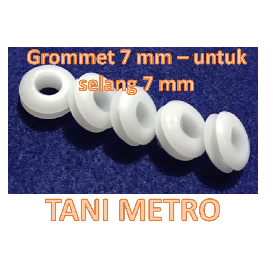 Grommet - Gromet 7 mm untuk selang 7 mm Hidroponik fertigasi