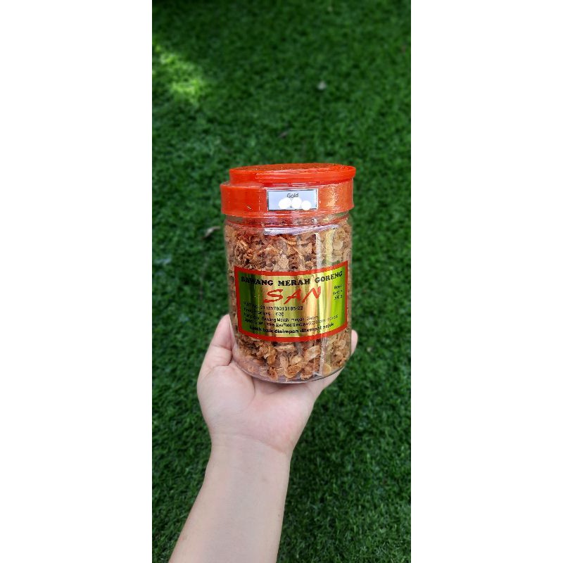 

Bawang Goreng San kemasan toples 200g