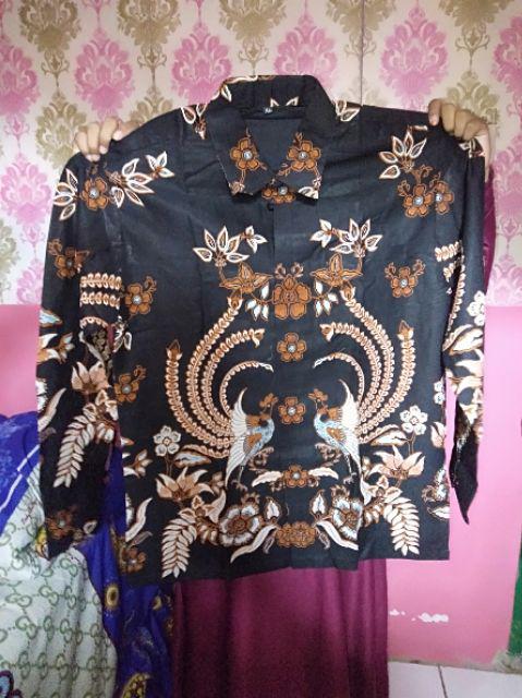 Manuk Irengan Sogan  Kemeja Batik Pria Atasan Batik Baju Batik Pria Lengan Panjang Batik By Florist