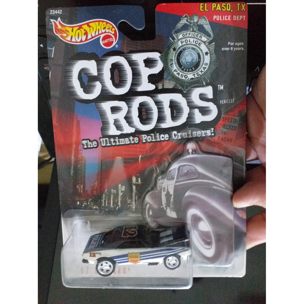 HOT WHEELS COP RODS 67 CAMARO OPEN KAP