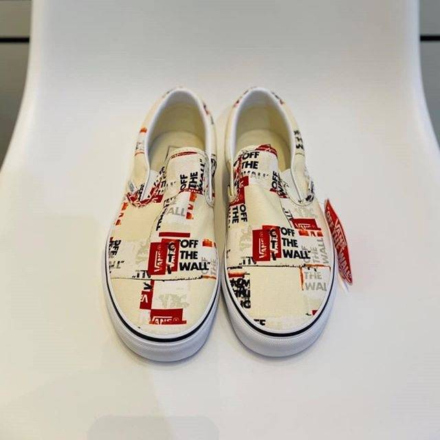 vans packing tape slip on