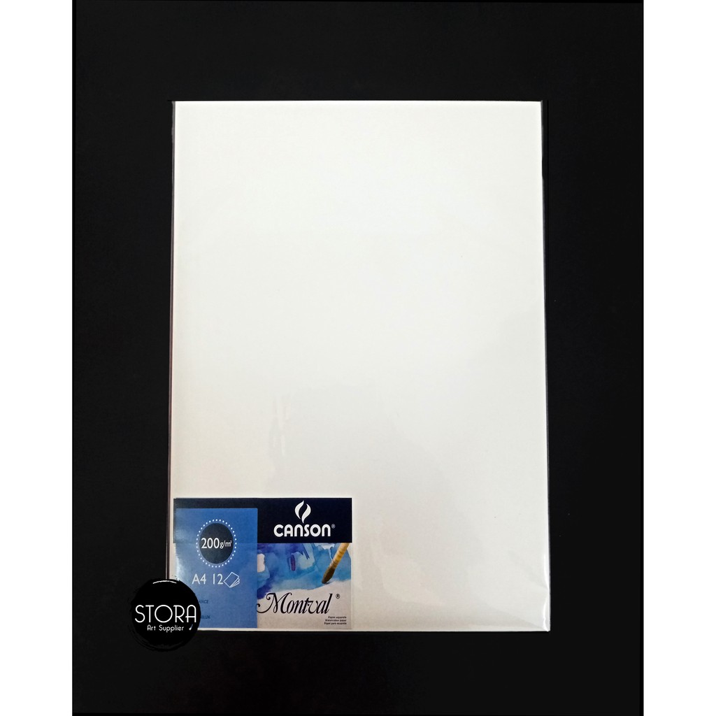 

Canson Montval 200 Gsm / Kertas Gambar Cat Air Watercolor Paper