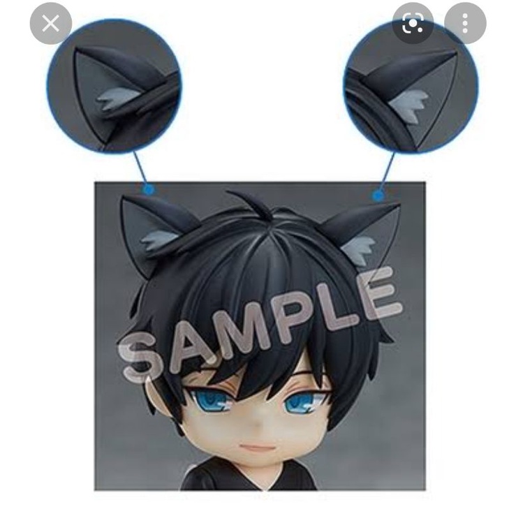 Nendoroid Kurose Riku Ten Count GSC 1008 Original BIB Bonus Cat Ear good smile comp