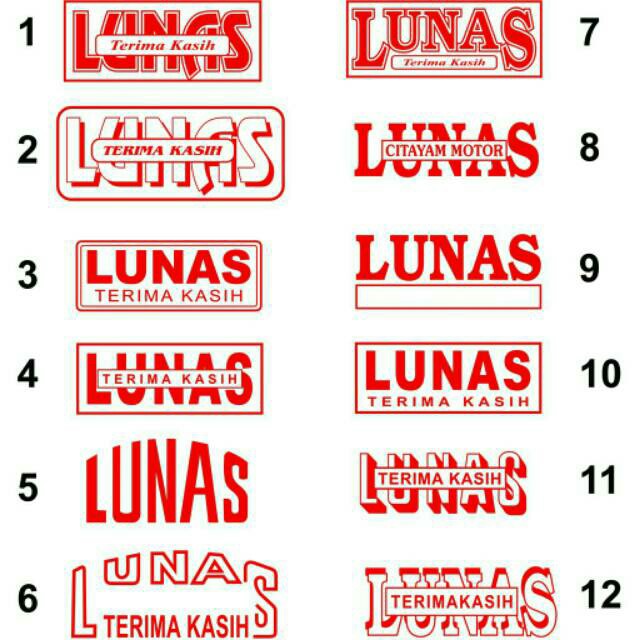 STEMPEL LUNAS OTOMATIS 1 WARNA MURAH AWET  Shopee Indonesia