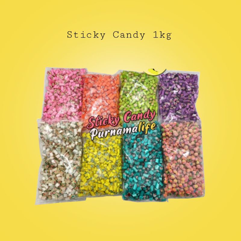 

Permen sticky candy kemasan 500 gram