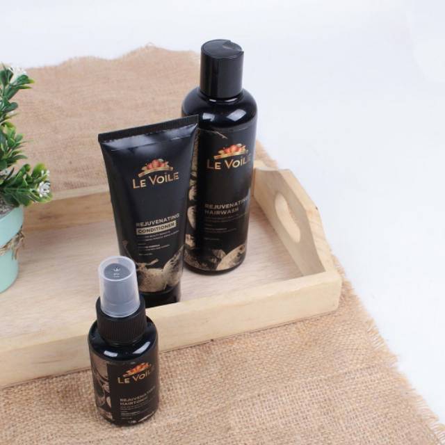 Shampo hair Tonik LeVoile Asli Import Paket Penyubur Rambut Cegah Kerontokan Rambut AppleStemcell