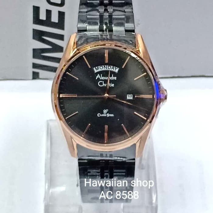 jam tangan pria classic Alexandre Christie AC 8588 | HAWAII