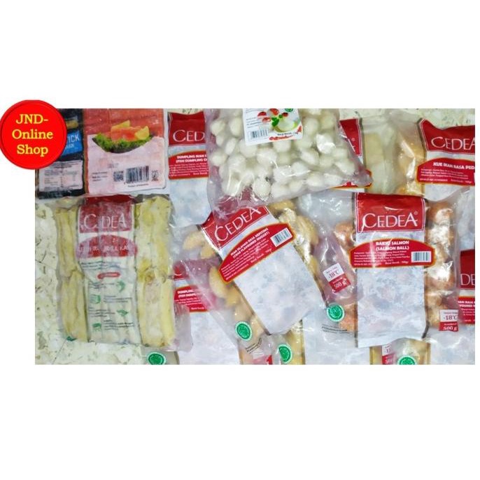 

MAKANAN BEKU / CEDEA STEAMBOAT SUKI MIX 33 PCS (FAMILY PACK) - GRATIS BUMBU KALDU NON COD